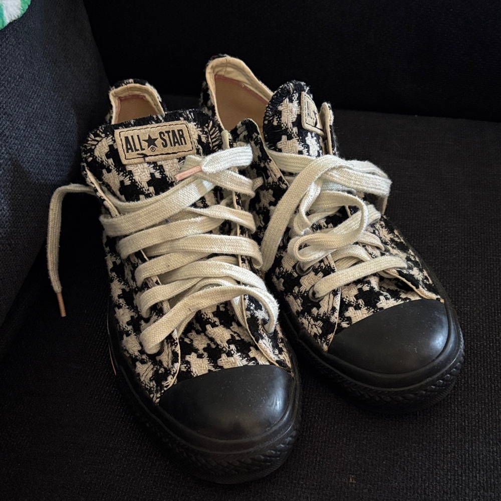 Converse low top - houndstooth